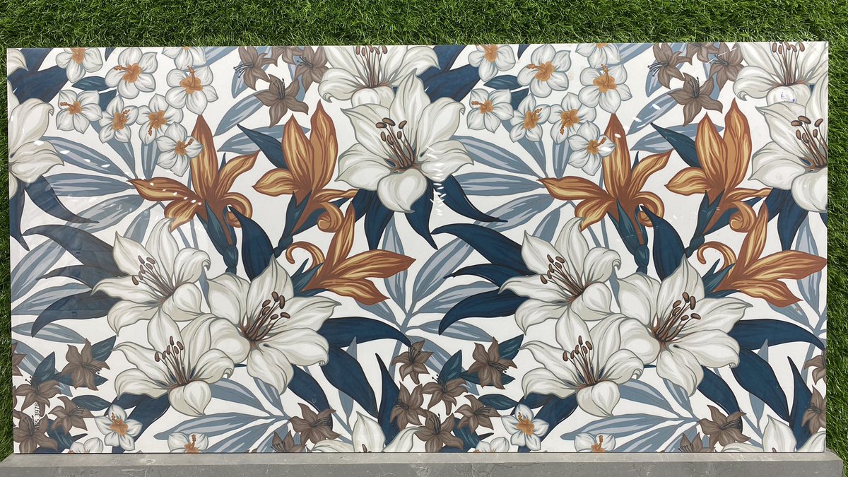NcrazeCeramic's tweet photo. #porcelaintile #polishedporcelain #polishedporcelainwalltile #bathroomdecor #bathroomtiles #glazedvitrifiedtiles #glazedporcelaintiles #highglossy #flowerdecor #flowerwall
 #morbi #tiles #exporter #manufacturer #design #india #ncrazeceramic #tileexportersindia #60x120cm https://t.co/nsPmC3SjwW