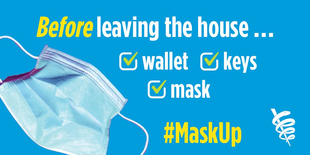 No matter your plans, a mask should always be a part of your list of essential items. #MaskUp this #WorldMaskWeek and every day to ensure the health and safety of your community. spr.ly/6011GigeZ