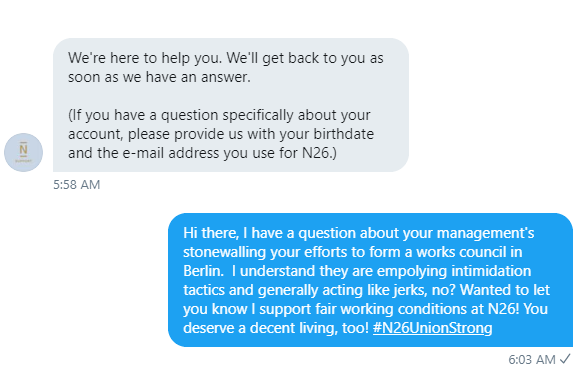 MoveAlongNazis's tweet photo. @TechWorkersBER @N26_Support https://t.co/jBRn3NofnB