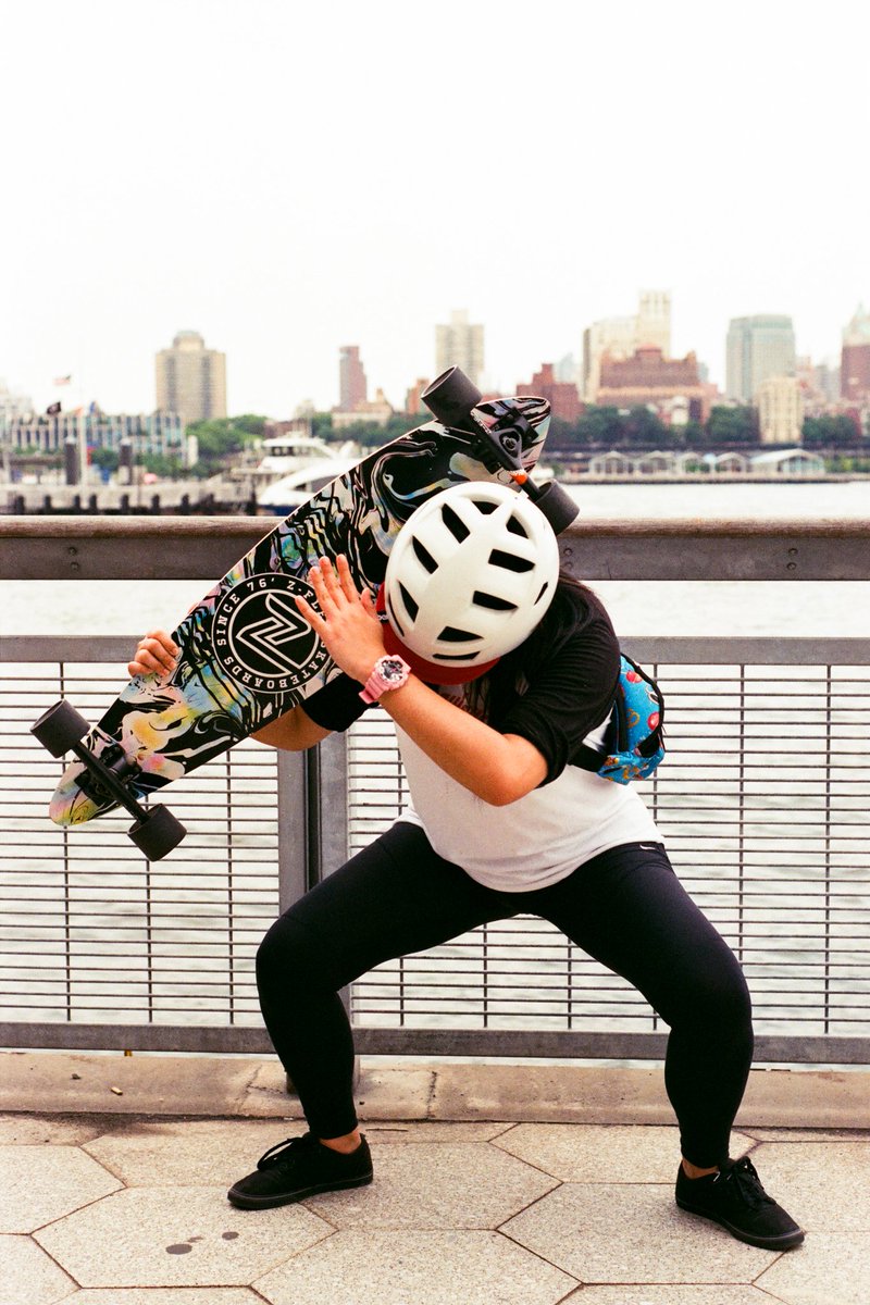 Longboarding by the east river was my favourite. Especially watching the sun goes down and the city lights up. Then I'd get on the train towards brooklyn via Willamsburg bridge overseeing the financial district, the Brooklyn & Manhattan bridges. New York was fun.