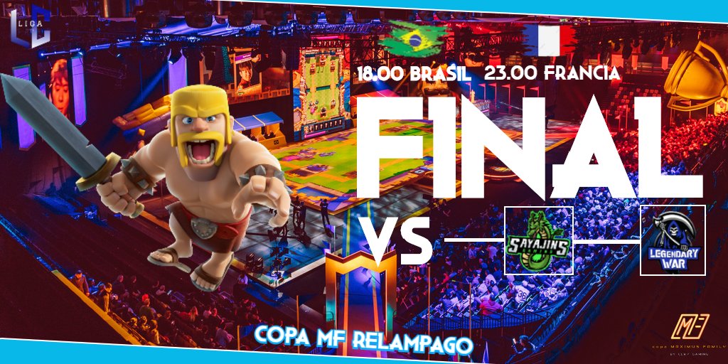 MF_Cup's tweet photo. Y llego el gran día, hoy tendremos la final de la #CopaMfRelampago que equipo se coronara como el primer campeón.
🗓️Jueves 13-08-20
⏰16 hrs 🇲🇽18 hrs 🇧🇷 - 23 hrs 🇫🇷
🥊@sayaj1ns 🆚 @LegendaryWarGG
Todo va ser casteado por:
📺 @BreX_2 https://t.co/SiPa22rtEG