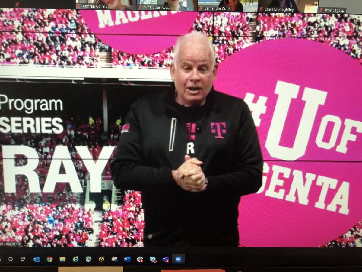 Love that our SLT spends time with our #interns and <a href="/TMobile/">T-Mobile</a> #StayMagenta2020. How cool was that drone? <a href="/TechExperience/">Tech Experience</a> <a href="/NevilleRay/">Neville Ray</a>