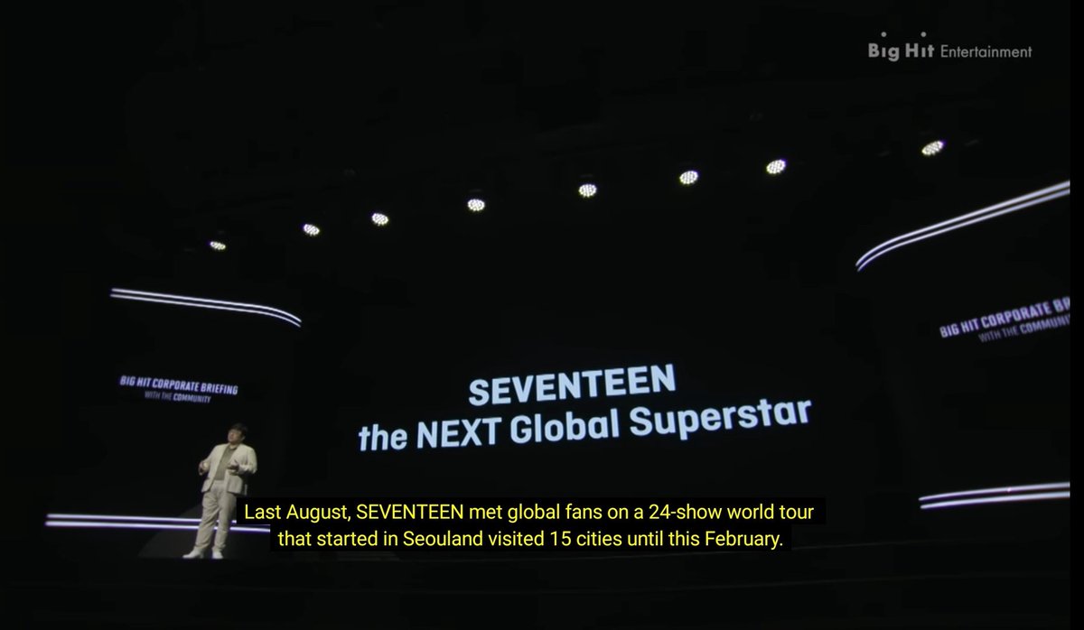 SEVENTEEN the NEXT Global Superstar*Bighit Corporate Briefing with the Community @pledis_17  #세븐틴