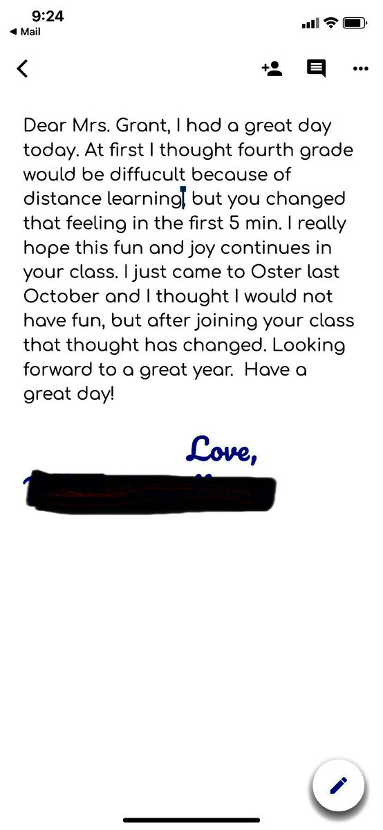 m_grantOster's tweet photo. Oh my ❤️! This is why I love teaching!
#USDfirstday2020 @OsterElementary #osterpride https://t.co/5kqORFTog6