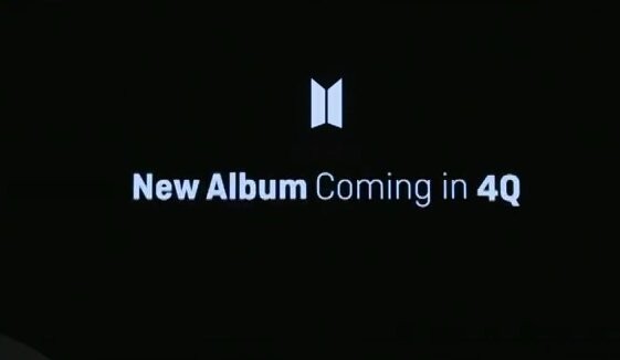 VMINKOOK_INTL's tweet photo. #BTS will be having a new album in 4th quarter of the year!

 In the same quarter, there will also be a concert, "BTS Map of the Soul: One" that can be streamed online and held offline filled of MOTS: 7 performances https://t.co/K1KDcpX2Kl