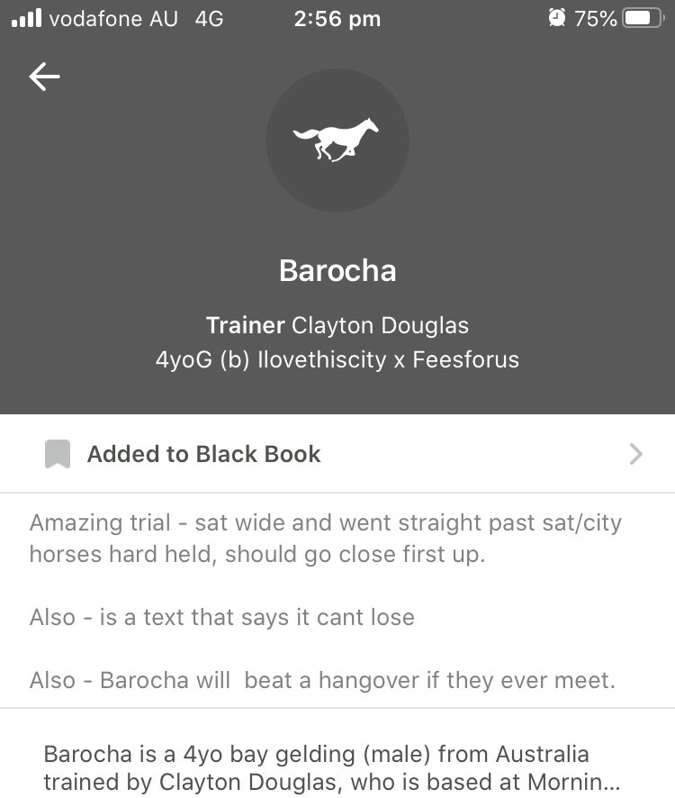 ThatQuaddieGuy's tweet photo. Missed the @Punters blackbook notification. 🤨 #barocha https://t.co/j7HHonA3ma