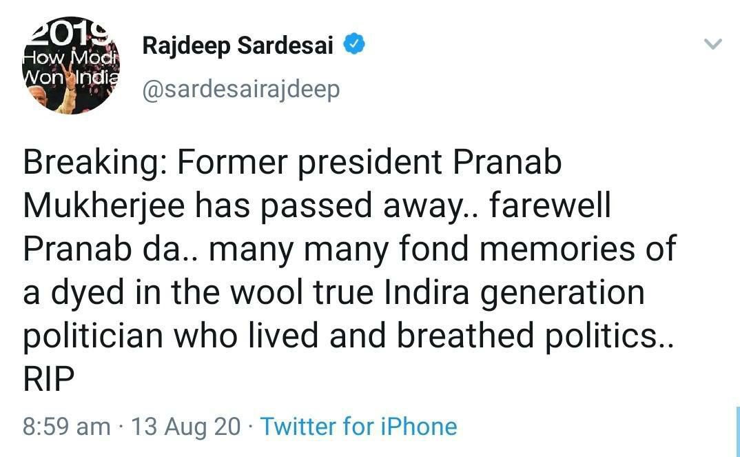 Rajdeep sardesai twitter