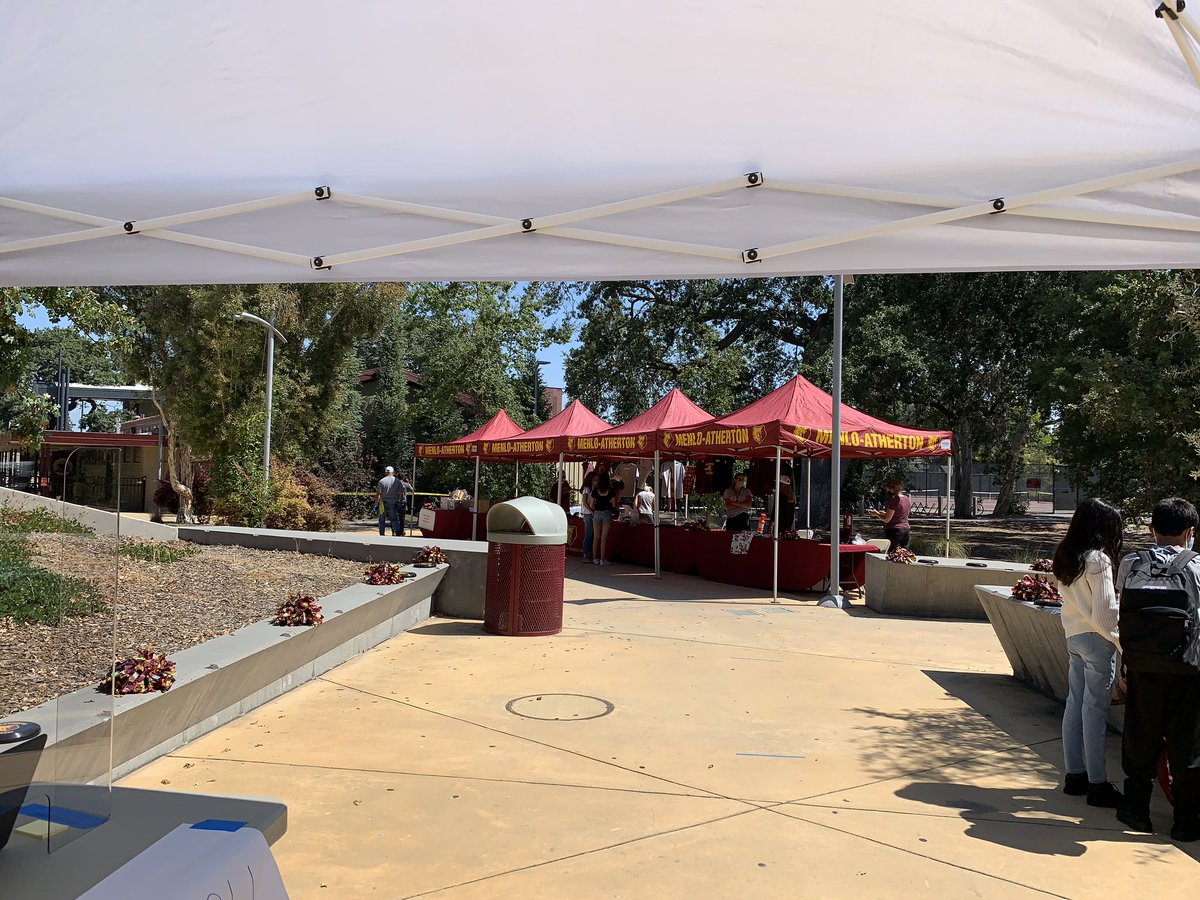 M-A welcoming the class of 2024 all week in safe socially distanced outdoor arena check in. We’re ready to launch!