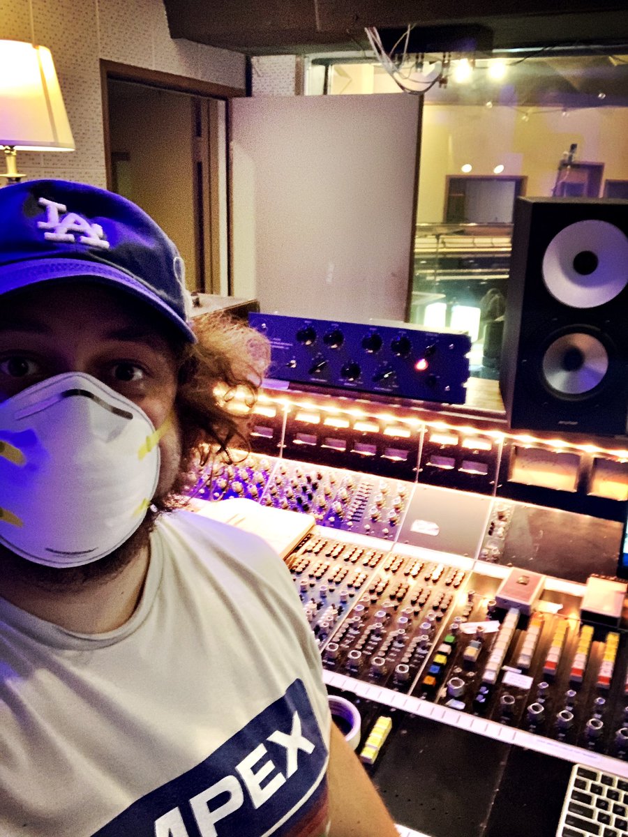 Open and recording in Los Angeles !! COVID Rules ❤️ Stay Safe #recordingstudio #hollywood