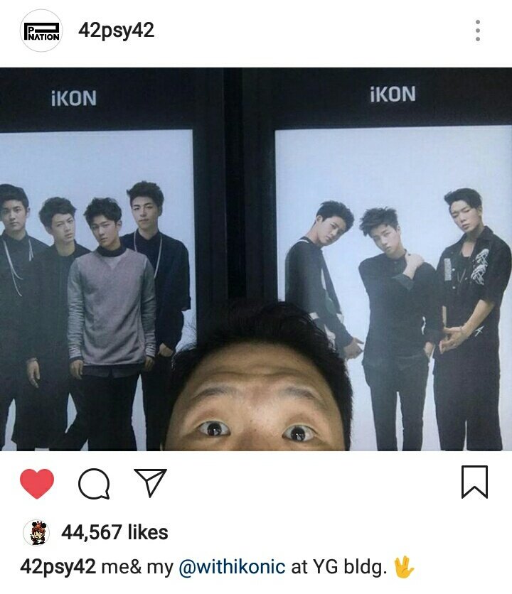bobbitokki's tweet photo. psy is the only one who genuinely took care of iKON when he was still in yge aside from tablo.  they trust, support and believe in their capabilities since then. please adopt my boys in pnation i'm so tired with how yge is mistreating iKON 😭 https://t.co/7FvSk6qjzu
