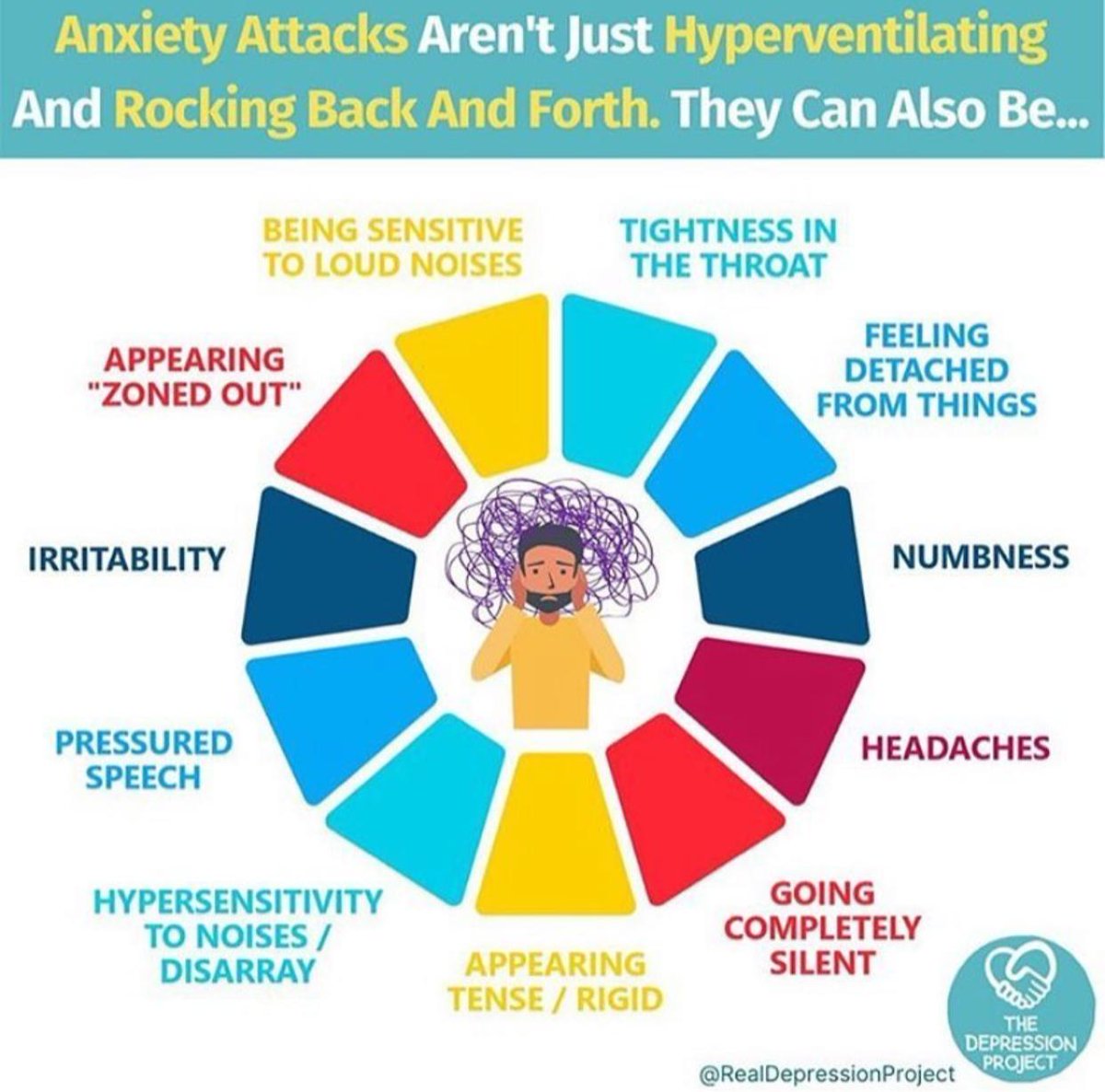 An interesting post by @realdepressionproject how anxiety attacks come in lots of different ways.
#mentalhealthawareness #mentalhealth #mentalillness #mentalhealthmatters #stress #anxiety #depression #depressionhelp #mentalhealthsupport #therapy #therapycompany #health #wellbeing