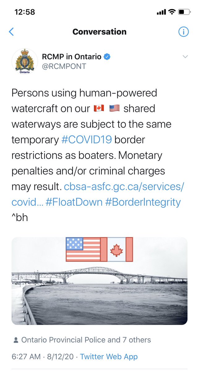 2DeiterDream's tweet image. so @CAFinUS I’m not certain but it seems like if we masked up early on, we could do cool things like #floatdown. Not withstanding the polite RCMP tweet, I can’t help feeling that this years policy is related to the fact that Canada is unsure the virus will “ just disappear” LMK