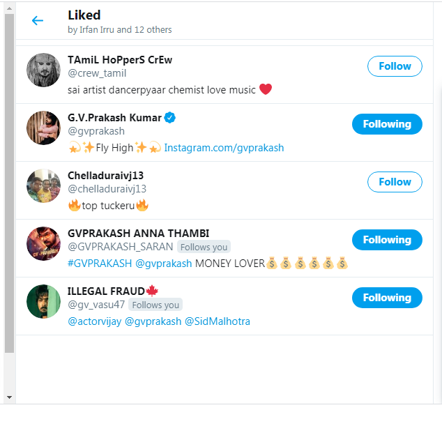 akshaya_ansy's tweet photo. 🥰😘🔗https://t.co/KZ1VLZnt8c
I'm your World level fan
#meltingvoicesinger #cuteactor #fantastic_music_composer
mention as my @gvprakash darling😍😍😍 like as my post,i'm so happy....🥳😎
this post reach on 800 like spl thanks for @gvprakash bro
and my #GVians https://t.co/0AlbwVJ764