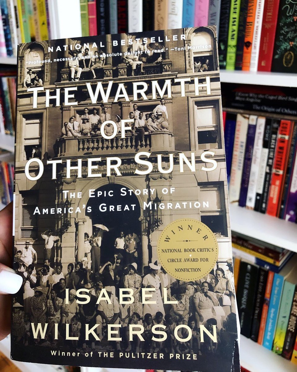 Here’s an incredible book about The Great Migration. I think this should be required reading in high schools. #thewarmthofothersuns