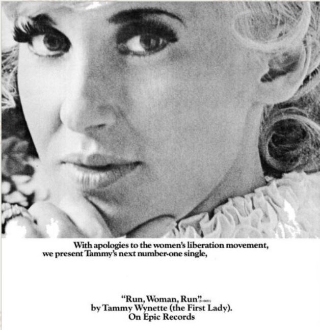 MadMax1861's tweet image. #50YearsAgoToday the #TammyWynette #1single #RunWomanRun (written by #DanHoffman  #AnnBooth  #DukeGoff ) was released #August131970 #August1970  #FirstLadyOfCountryMusic #CountryMusicHallOfFame #TheFirstLady #QueenOfCountry #TammyTime #Tammy #ItsTammyTime #QueenOfCountryMusic