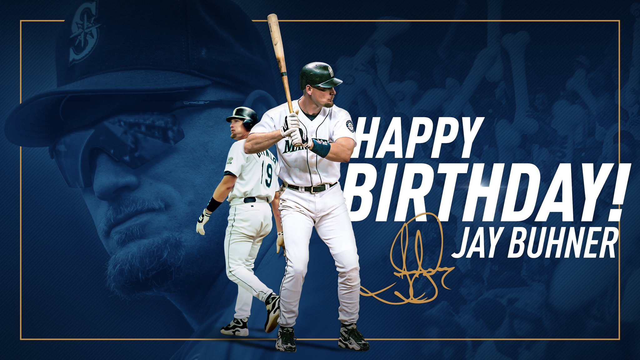 Join us in wishing Mariners Hall of Famer Jay Buhner a very happy birthday!  
