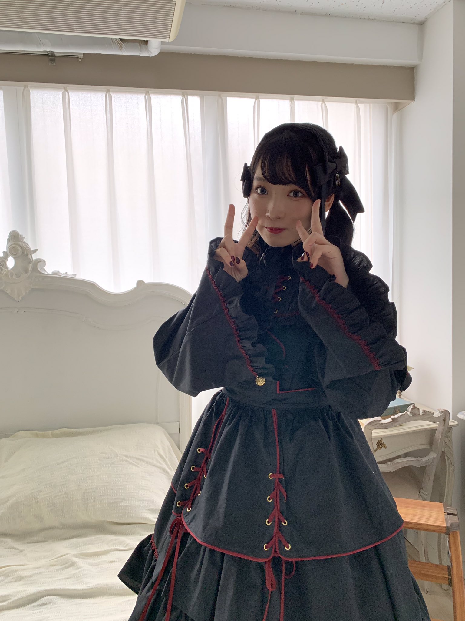22/7 高辻麗 晴れ着タペストリー ナナニジ ナナブンノニジュウニ 日永麗 22/7（ナナニジ）の天城サリーと高辻麗が新シングル『風は吹い