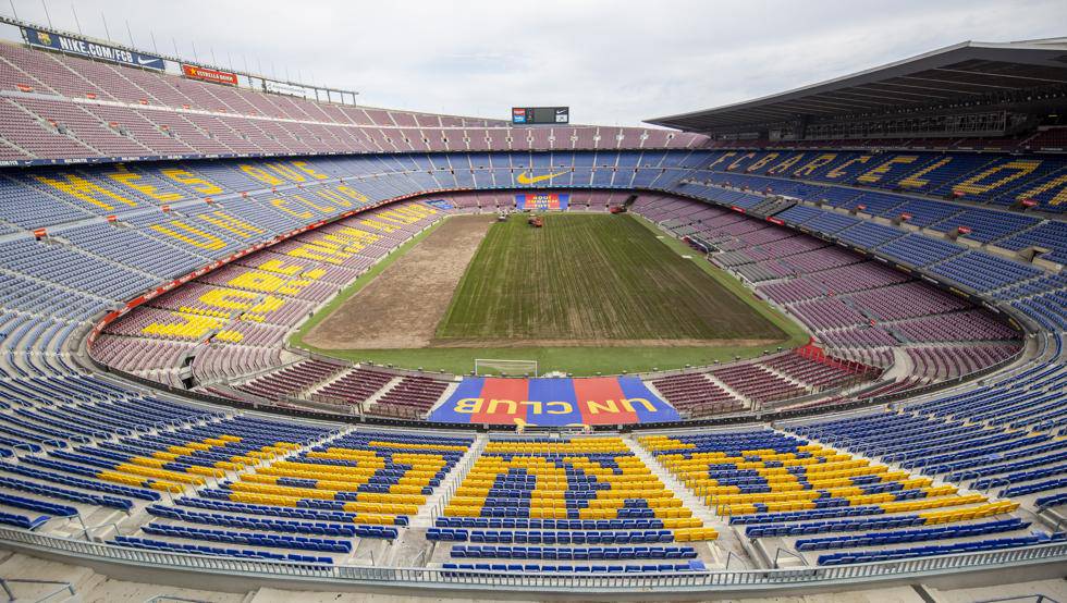 Barcatimes On Twitter Renovation Of The Camp Nou Turf