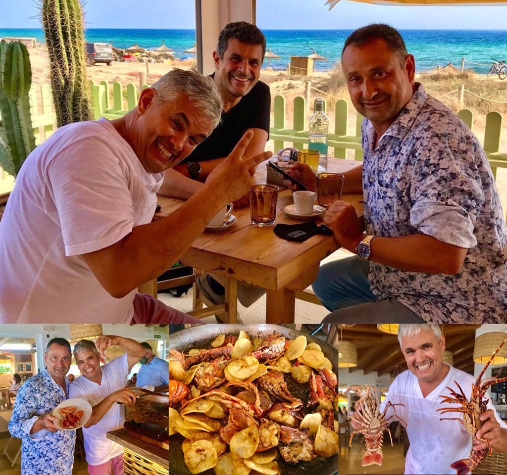 P Gastronòmica Barça (@pbgastronomica) on Twitter photo Quin gran plaer veure als nostres tres estimats amics penyistes <a href="/NanduJubany/">Nandu Jubany</a> <a href="/LluisPrats1/">Lluis Prats</a> i <a href="/enriquetomasr/">Enrique Tomas Ruiz</a> ben enfeinats, sempre proactius i exemplars, quanta energia positiva en una mateixa taula!!!, i a més des del paradís de l’Es Codol Foradat a Formentera!!! 🙌🔝😍🥇 Quin gran plaer veure als nostres tres estimats amics penyistes <a href="/NanduJubany/">Nandu Jubany</a> <a href="/LluisPrats1/">Lluis Prats</a> i <a href="/enriquetomasr/">Enrique Tomas Ruiz</a> ben enfeinats, sempre proactius i exemplars, quanta energia positiva en una mateixa taula!!!, i a més des del paradís de l’Es Codol Foradat a Formentera!!! 🙌🔝😍🥇