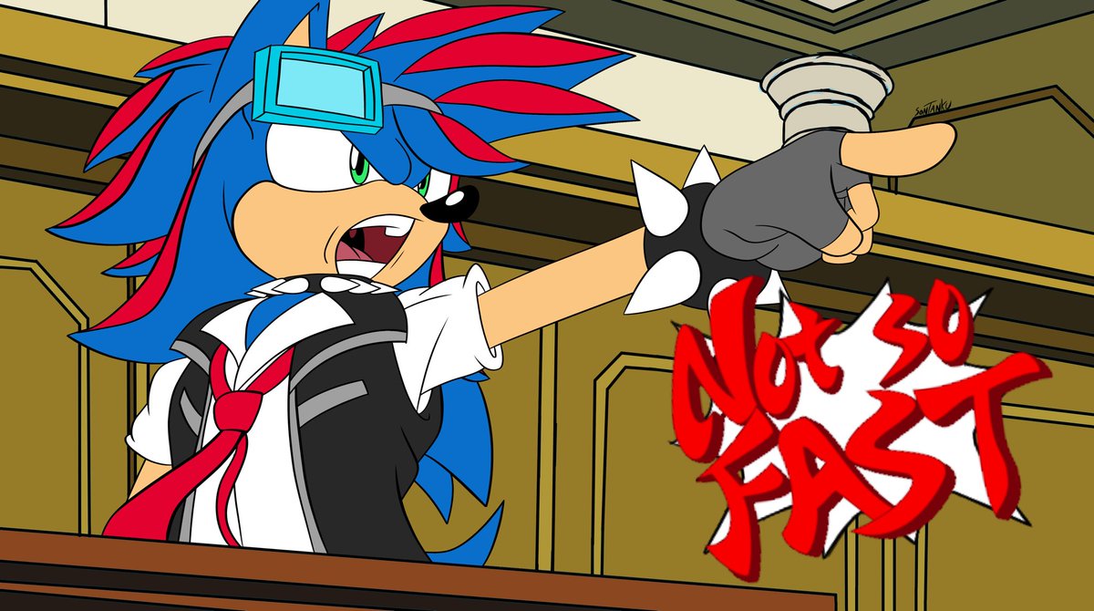 TheFreakTank's tweet photo. Comm for a long time friend of mine @UltraSonic737 
It's time to Reign in the Jury! https://t.co/kScr94dQuF
