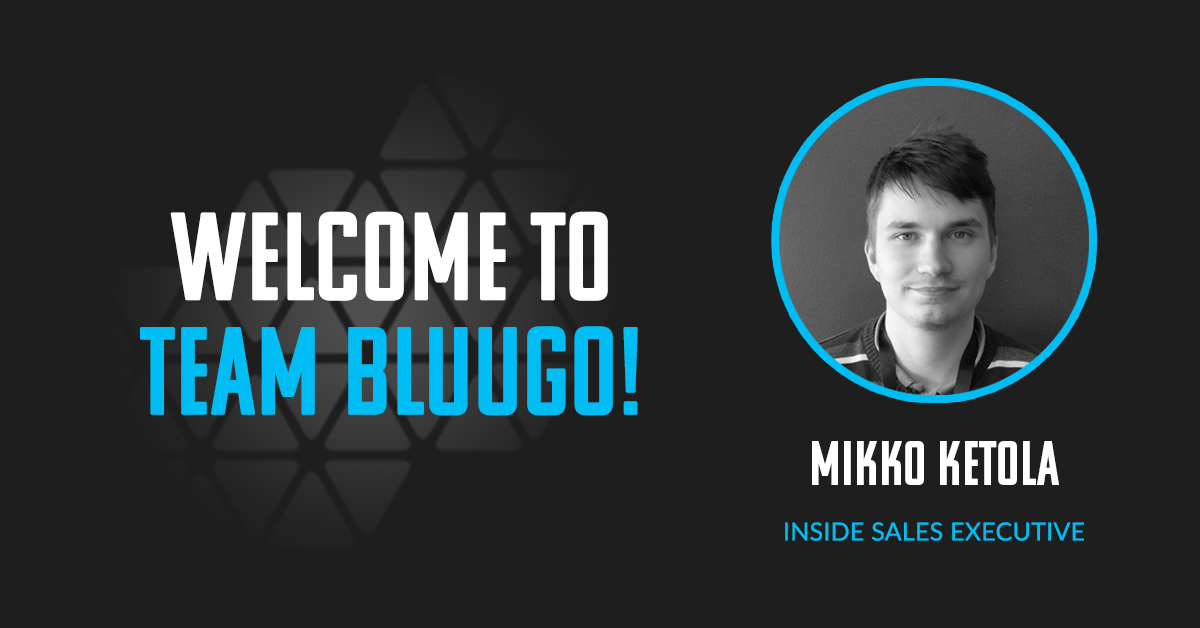 BluugoOY's tweet photo. The summer vacations are all but over, and it’s time to get back to business at full speed. And what would be a better way to do this, than welcoming a new colleague on board?
A warm welcome to our new Inside Sales Executive Mikko Ketola!
#sales #bluugo #trackingcloud https://t.co/4H4joFl6tf