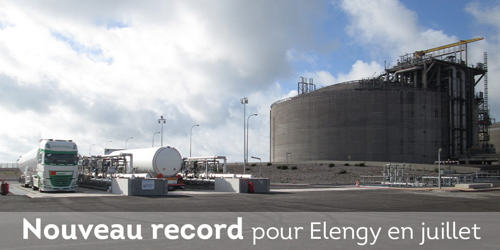 Elengy's tweet photo. 🔝Pour la 1e fois, les équipes des 3 terminaux méthaniers d'@Elengy ont chargé + de 1000 camions-citernes en #GNL en 1 seul mois. Un été dense en activité qui laisse présager de belles perspectives pour l’hiver prochain.
👏👏 #transitionénergétique #développement #smallscale https://t.co/yDWRsDfJ79