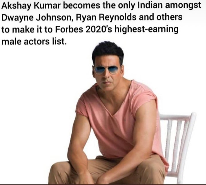 AryanKokare's tweet photo. So happy to hear this👇🏻. Proud moment for every Indian. Congrats @akshaykumar sir. Your performance on and off screen is so inspiring. Lots of love.
#selfmadeactor
@Forbes https://t.co/qwTijJSdpe