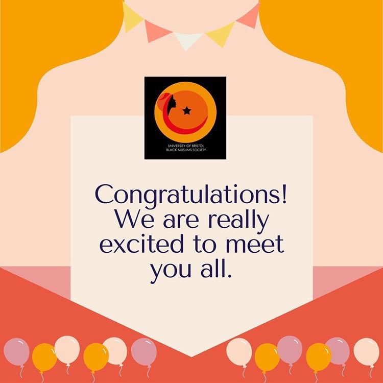 Big congratulations from the BMSoc family to the year 13’s on #resultsday2020 who’ve handled one of the toughest exam seasons to date.  🎊🎊🎊

Drop us a DM with your ucas confirmation if you’re coming to <a href="/BristolUni/">University of Bristol</a>, and identify as a Black Muslim so we can add you to our GC!