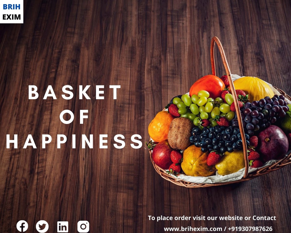 BrihExim's tweet photo. What makes your day happy? 
A complement from the consumer. 
Be a part of BRIH Family and get those complements daily. 
To be a part click on the link in bio 
or
Contact us📞+919307987626
#trade #retailer #wholesale #export #import #customer #happy #BRIH #fruits https://t.co/mXiDBSV1pI