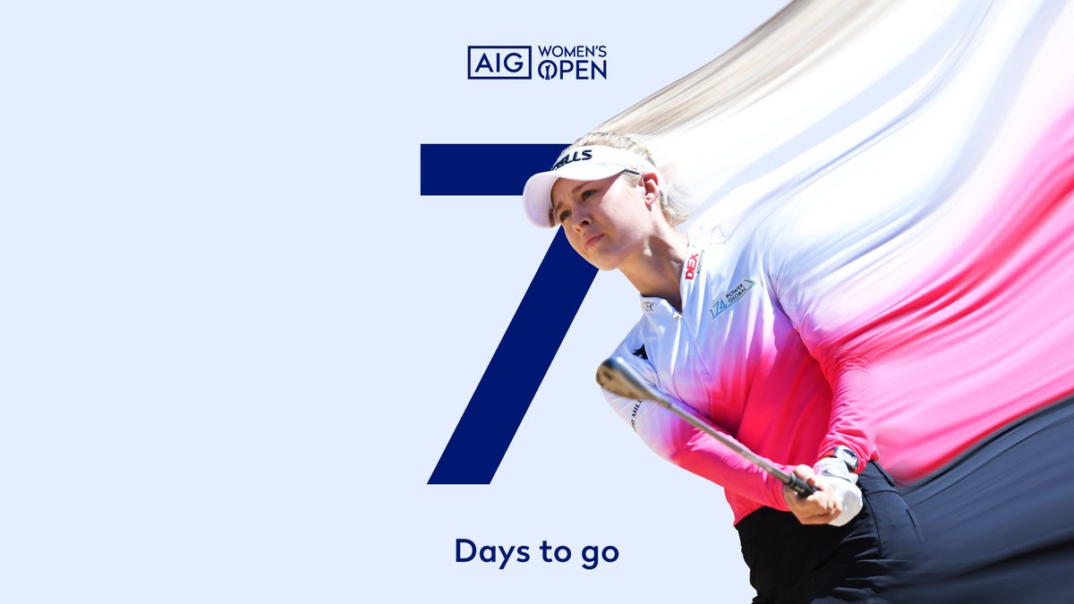 7 days to go...

Just one week until the first tee shot is struck at the 2020 AIG Women's Open!

#WorldClass