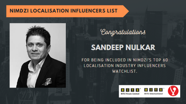 VernacLT's tweet photo. Co-founder of @VernacLT Sandeep Nulkar, was featured in the @Nimdzi_Insights Localization Influencers Watchlist 👏👏
@amonkwithamerc #localization #globalinfluencer #socialmedia #industryleader #localisationindustry #India #IndicLocalisation
See list here: https://t.co/or6ii2cI0m https://t.co/OoI1JnXVQ3