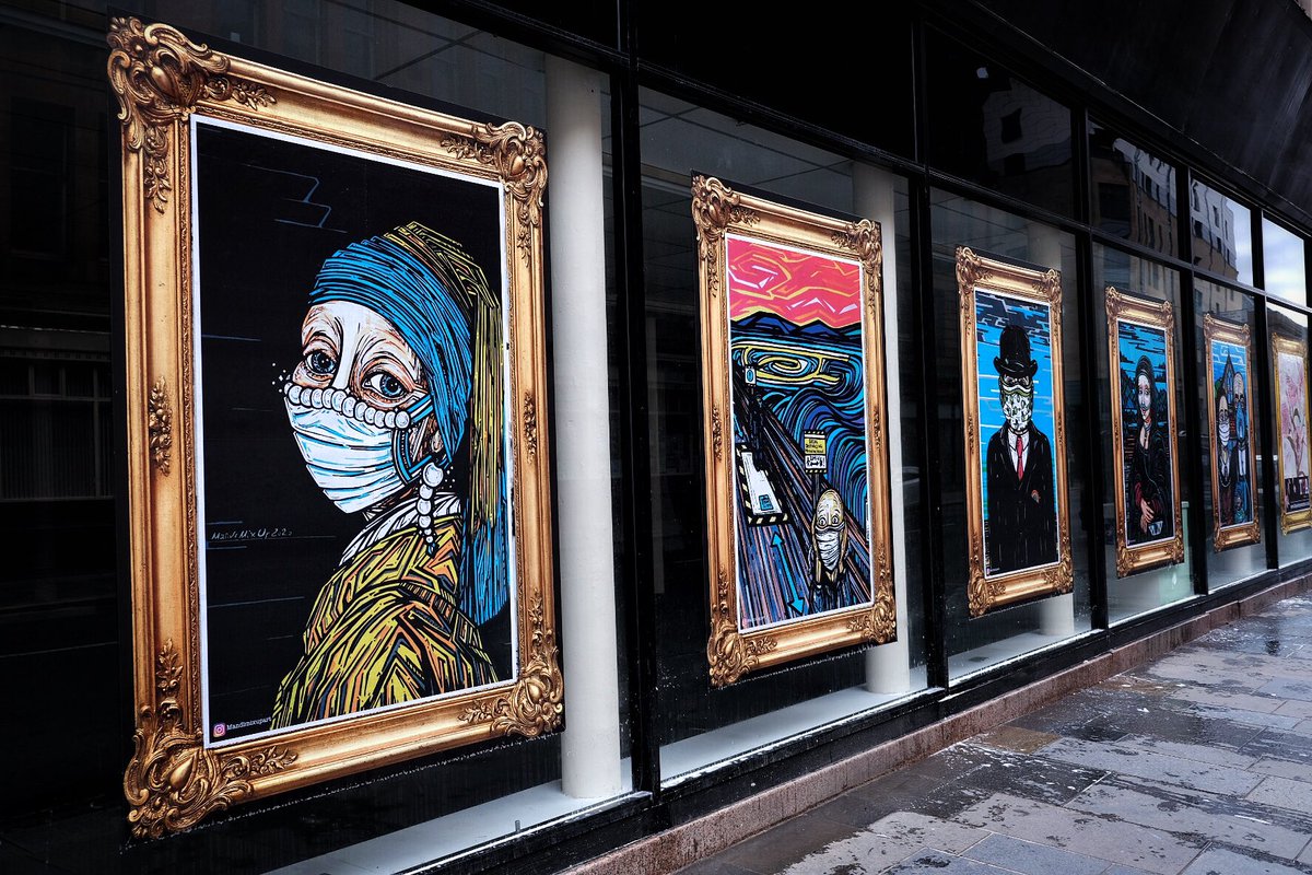 TPAposters's tweet photo. We have been overwhelmed with all of the kind words and amazing photos of our sites featuring the brilliant work of @MandiMixUp!
We are looking forward to sharing more exciting work with you from this week!
#glasgow #art #streetart #covidcollection https://t.co/xcCNlS5BLd
