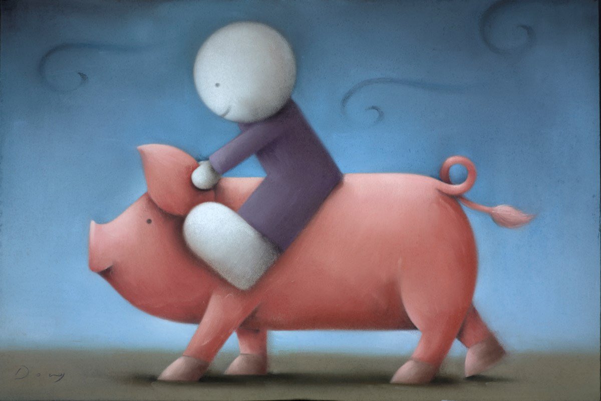 Piggy back 🐷🐽 <a href="/doughyde_artist/">Doug Hyde</a>