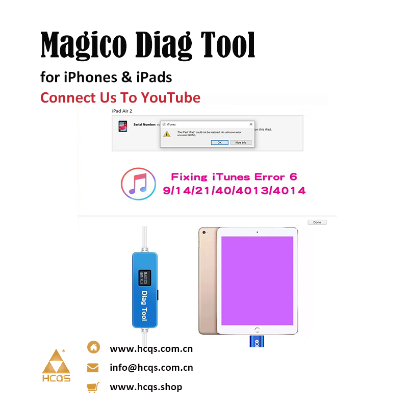 HCQS_Shenzhen's tweet photo. Magico Diag DFU Mode Tool for iPhones & iPads
shop online: https://t.co/oPkcqxTNDX
#hcqs #repairtool #iphone #ipad #dufmode #duf #duftool #technician #repairiphone #repairshop #mobilerepair #repairstore #motherboard #wifirepair #nandrepair #nand https://t.co/pMc7gu63Yv