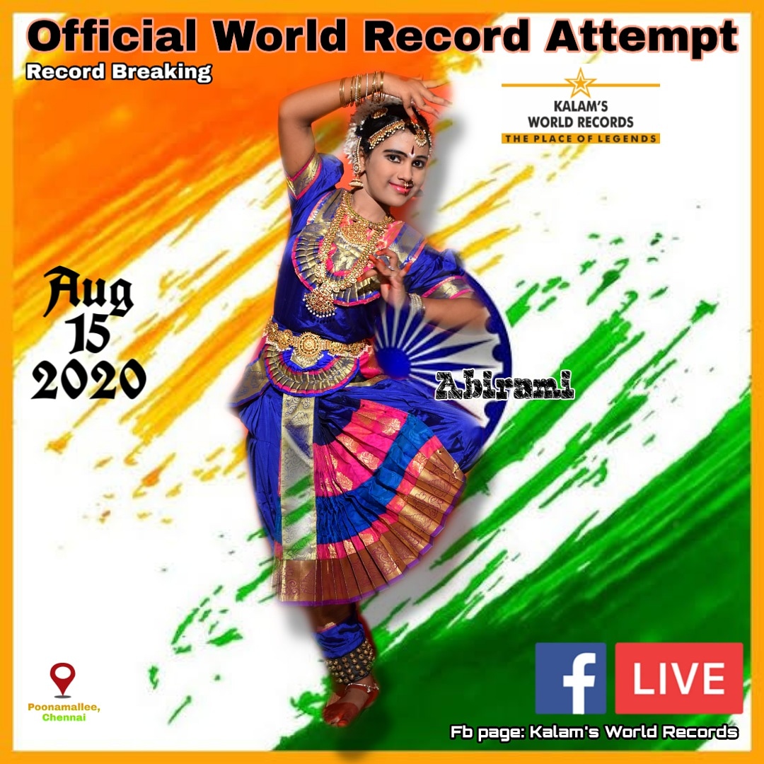 K_B_O_R's tweet photo. Official World Record Attempt
Ms.Abirami #Record_Breaking
Stay Tune 🔴Live on Aug 15
https://t.co/iXtFWB4s7S https://t.co/szJDBNMaKv