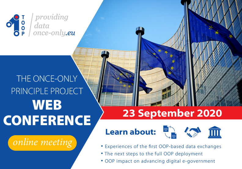 TOOP4EU's tweet image. Registration for the #onceonlyprinciple Web Conference is now open 👋😄 Join us online and keep up with the Once Only Principle ❗❗
toop.eu/node/383