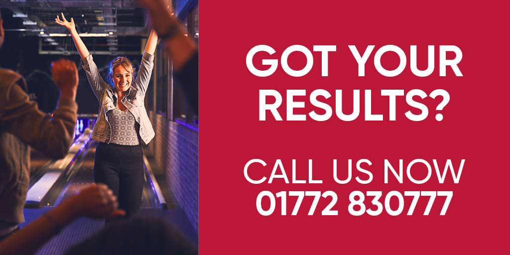 🎉 Better than planned results? 
😑...not as planned results? 
📈 A change in circumstances?
❤️ A complete change of heart? 

There may still be options available to you @UCLan 

Call us now or DM us to chat.

#Clearing2020 #Clearing #ALevelResultsDay