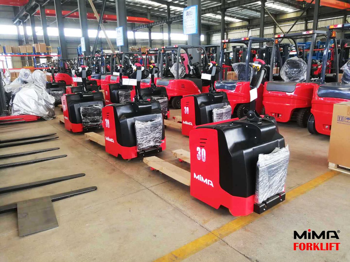 MimaRachel's tweet photo. A busy day again!
MiMA electric pallet truck and forklifts will serve their new owner in South Asia.
#forklift #pallettruck #electricforklift #warehouseequipment #MHE https://t.co/6kvpoRNOPX