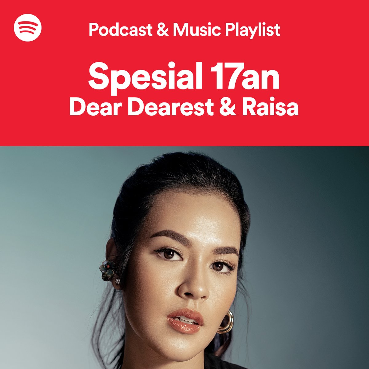 SpotifyID's tweet photo. Yuk, rayakan Hari Kemerdekaan bareng playlist "Spesial 17an" di mana podcast @maknatalks, #DESTAnyaSiapa? dan #DearDearest bertemu @raisa6690, @rahasiabulan, @mynameisrossa, dan @yoviewidianto!
Cari "Spesial 17an" di Spotifymu mulai 17 Agustus ini ya! #SpotifySpesial17an https://t.co/rhMRuX8OgP