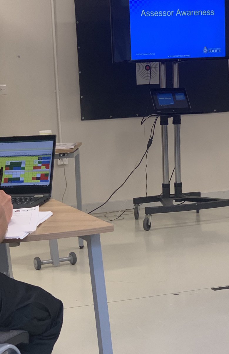 Good to see training continuing with covid measures without a dent in the quality of training <a href="/WYP_Training/">WYP Training & Development</a>.  Public order assessor input today to ensure we can support future public order commanders and ensure public safety at events