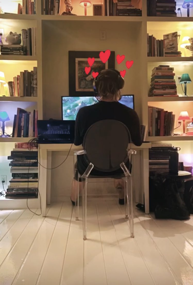 and while he technically wasn’t streaming on twitch, he’s still playing video games that he loves during his break 