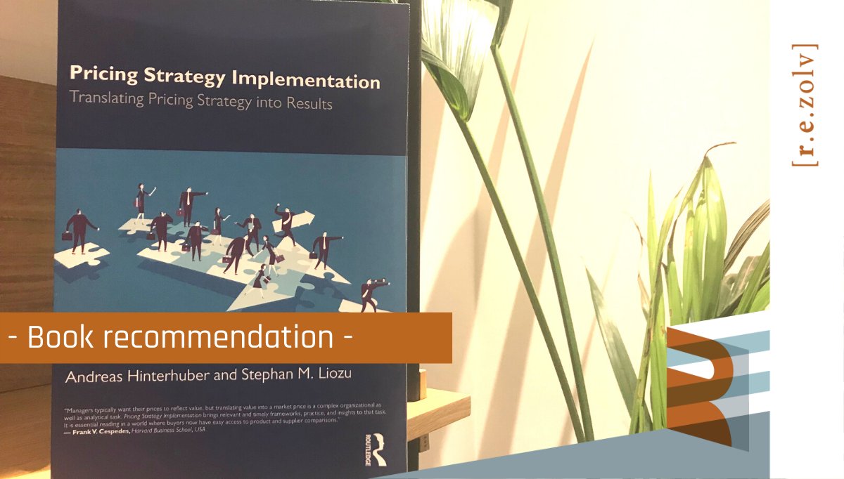 rezolv_be's tweet photo. 📘 Book recommendation 📘👇

🔶 I have just finished the book "Pricing Strategy Implementation; Translating Pricing Strategy into Results" by Andreas Hinterhuber and Stephan Liozu.

#strategy #pricing #pricingstrategy #value #revenuemanagement #business #consultant #rezolv https://t.co/6jjd2M0LtG