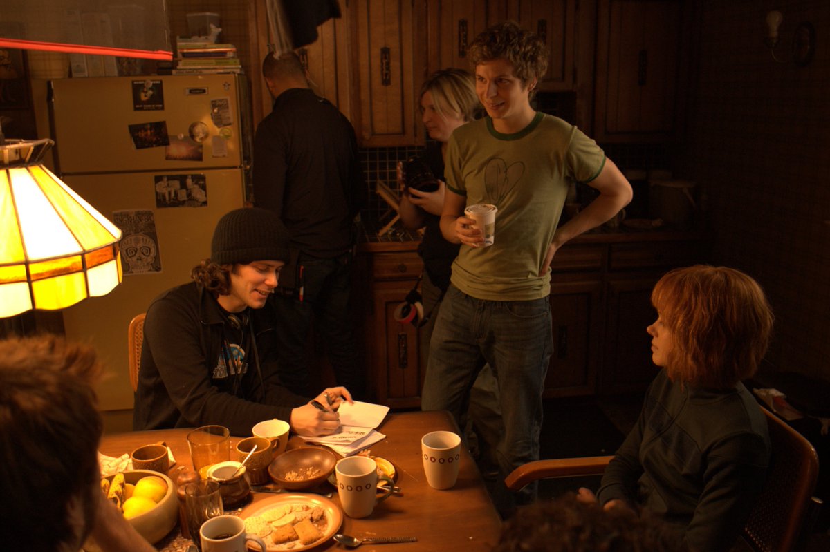 First day of the shoot, March 30th, 2009. Cinespace Studios, Toronto.  #ScottPilgrimIs10