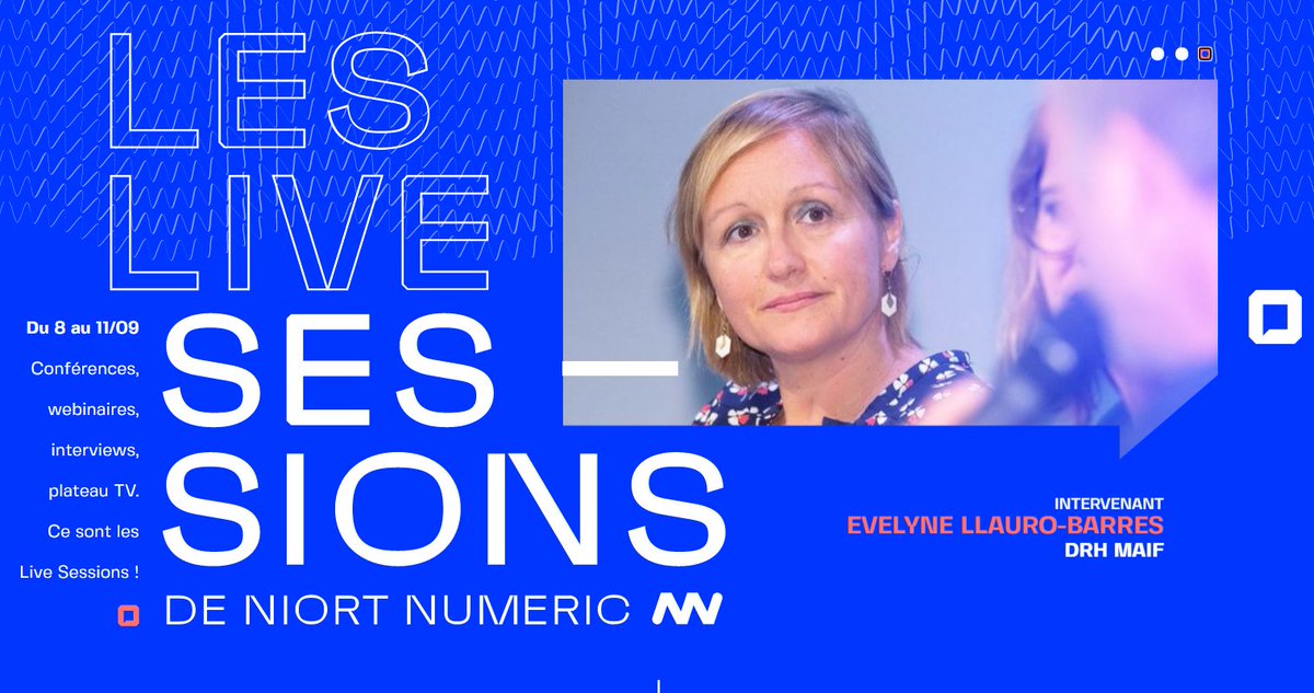 Cette année @NiortNumeric sera 100% Live et digital. Un événement gratuit pour parler des nouvelles manières de #travailler post-Covid. 
J'aurai le grand plaisir de vous partager mes retours d'expérience pendant un débat intitulé "Humain et #Management". #LiveSessionNiort
