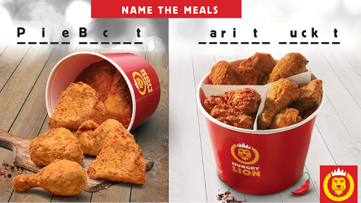 HungryLionZM's tweet photo. This one should be very easy if you know our menu!
Fill in the missing letters and reply with your answer using #BucketThursday & stand a chance to WIN.
Ps. Make sure that youโre following us. Let's go!
#ProudlyAfrican #HungryLikeALion https://t.co/N4uRJtaJMb