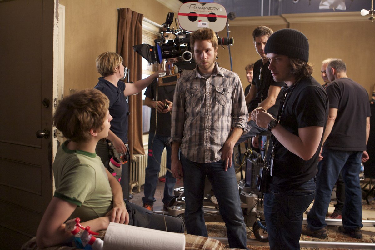 First day of the shoot, March 30th, 2009. Cinespace Studios, Toronto.  #ScottPilgrimIs10