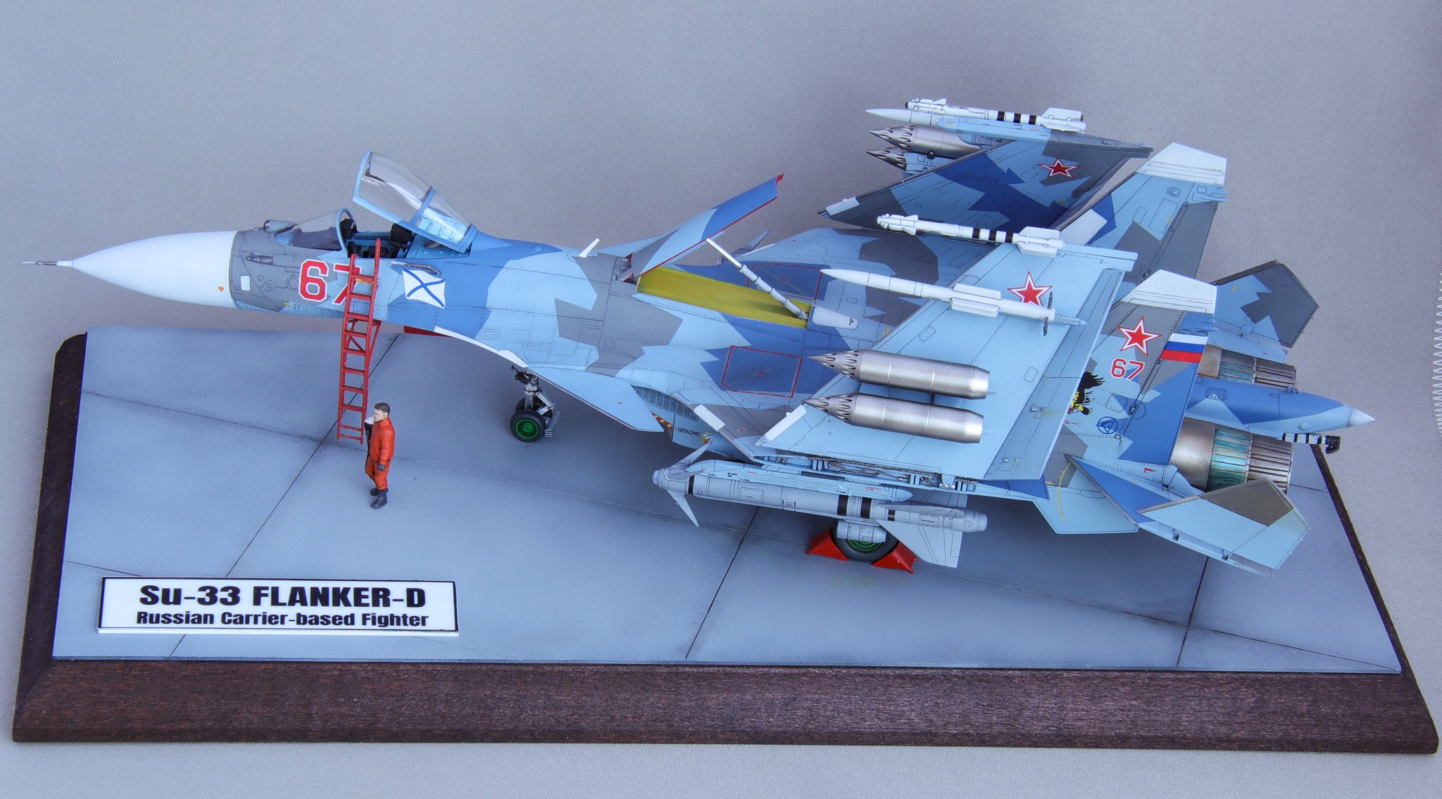 Su-33 フランカー セルジュコフ迷彩 完成品 フォロー割適用 www