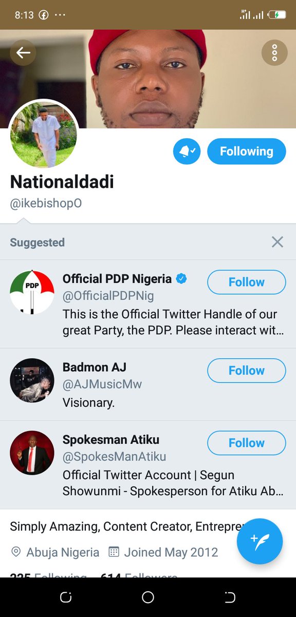 @ikebishopO Done sir 
Good morning
@Shizzy57426044 
@MissChi90896525 kindly follow @ikebishopO and stay updated,God please help me to be lucky🙏🏼🙏🏼🙏🏼🙏🏼🙏🏼🙏🏼
#nationaldadi