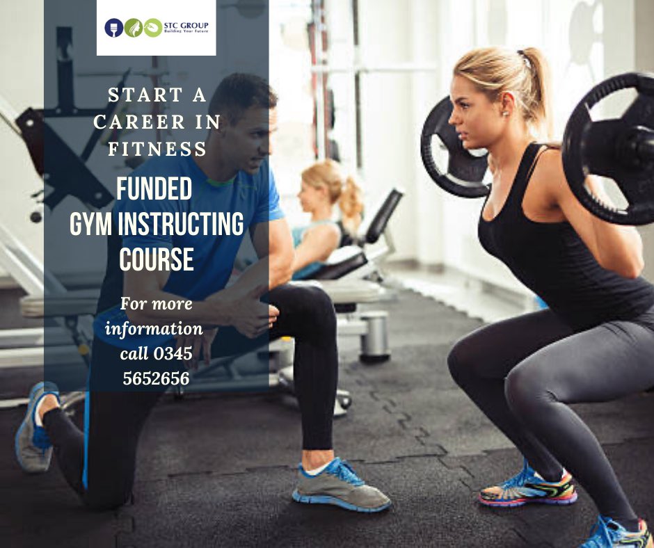 thestcgroup's tweet photo. Love the #gym make a career out of it. Start by enrolling onto our fantastic new #gyminstructing course starting on Sat 29th Aug. #free @JCPinNthLondon for anyone 19+ claiming either JSA, ESA or Universal Credit . Contact Luke Reinbach on 0345 5652656 for more information https://t.co/dYEJt43gJ8