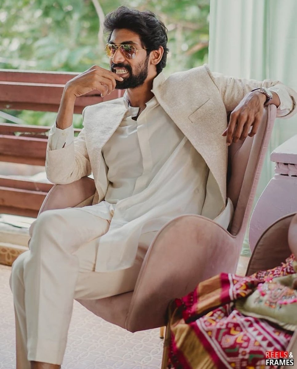 HydTimes's tweet photo. .@RanaDaggubati is 🔥 in this unseen pic from #MiheekaBajaj's mehendi ✨

#RanaDaggubati #Rana #Miheeka #RanaWedsMiheeka #bajaoed #Tollywood #RanaMiheeka #RanaMiheekaWedding #Baahubali #Aranya #Bollywood https://t.co/rUOZqDBFQk